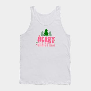 Retro Merry Christmas Tank Top